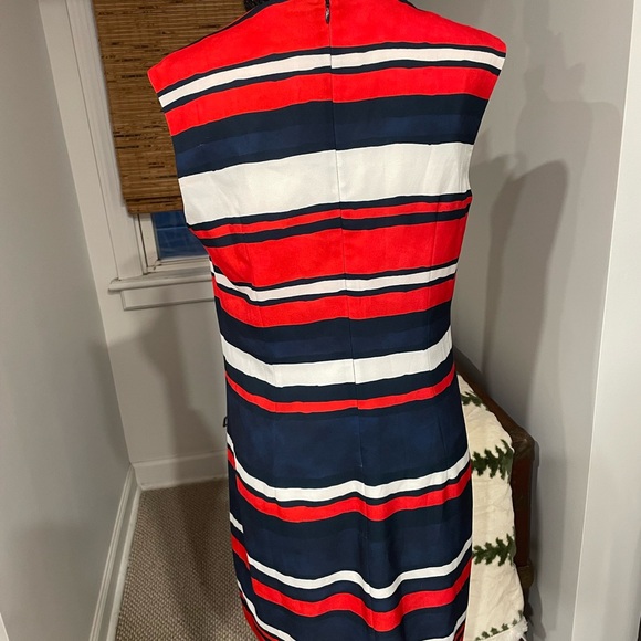 PESERICO STRIPED DRESS - Picture 2 of 11